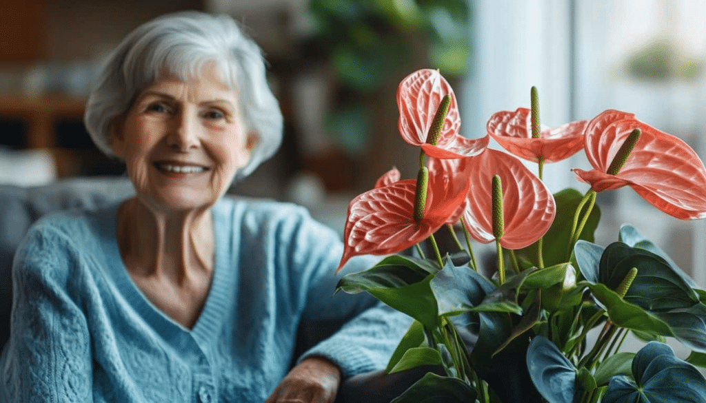 How to revive the beauty of your Anthurium with an oriental secret: just faded flowers!