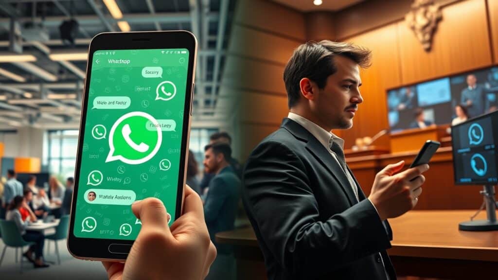 WhatsApp in ufficio: i messaggi possono diventare prove in tribunale!